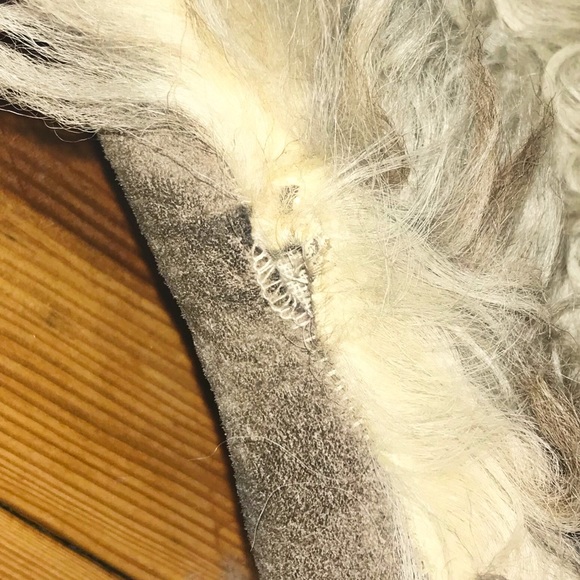 VTG Buffems’ Cali BOHO Curly Lamb Fur Coat Sz M/L - Picture 2 of 8